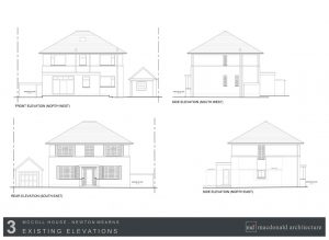 mccoll house newton mearns 3 existing elevations