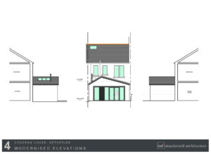 Condron house extension modernised elevations